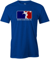 Major League Bowling Men's T-shirt, Blue, Cool, Novelty, tshirt, tee-shirt, tee, funny