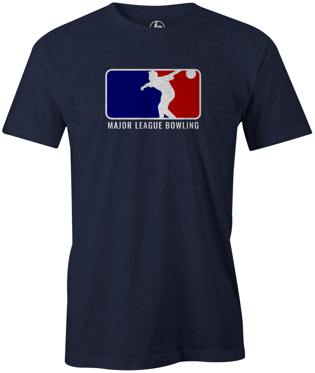 Major League Bowling Men's T-shirt, Navy, Cool, Novelty, tshirt, tee-shirt, tee, funny