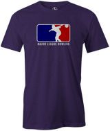 Major League Bowling Men's T-shirt, Purple, Cool, Novelty, tshirt, tee-shirt, tee, funny