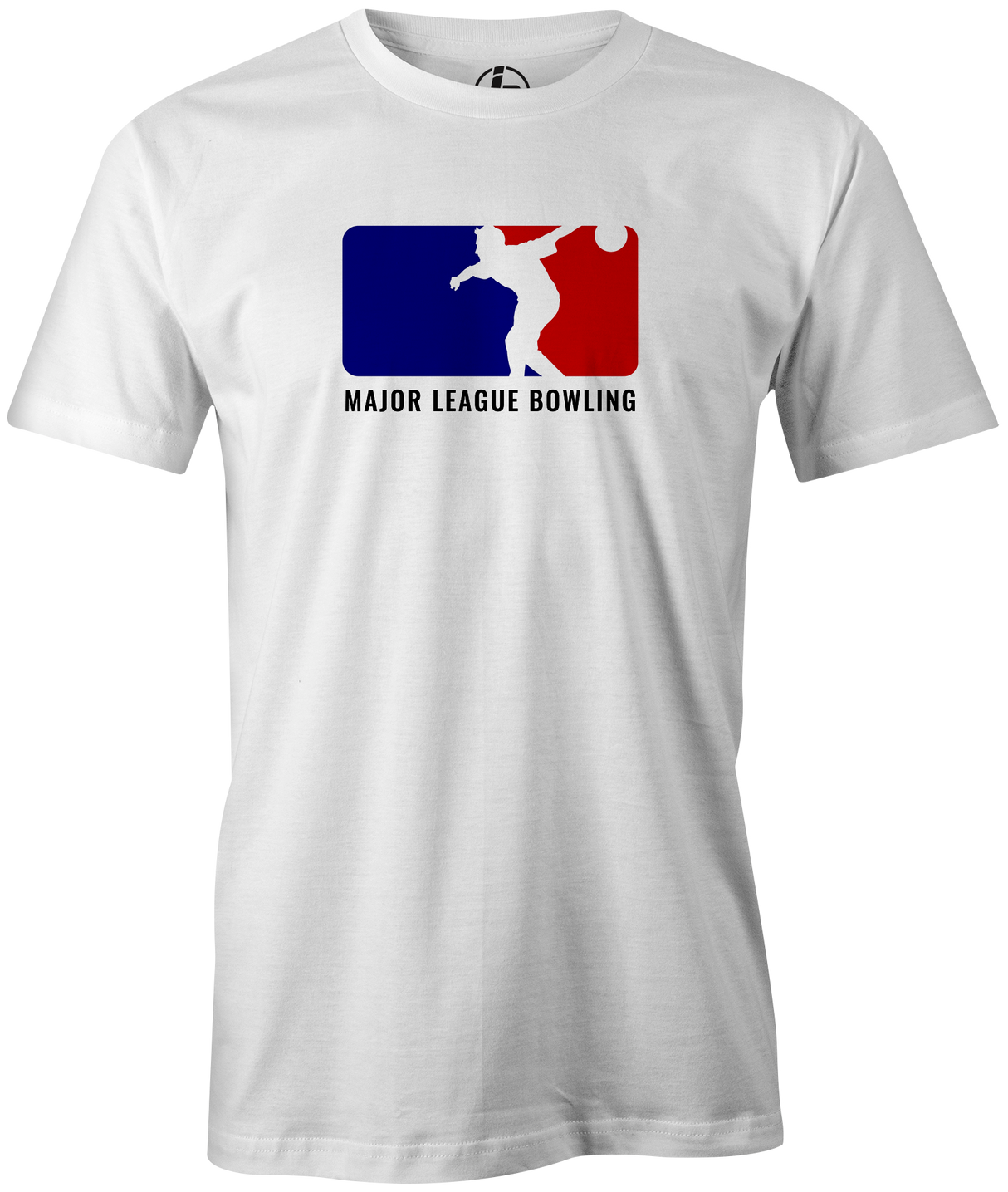 Major League Bowling Men's T-shirt, White, Cool, Novelty, tshirt, tee-shirt, tee, funny