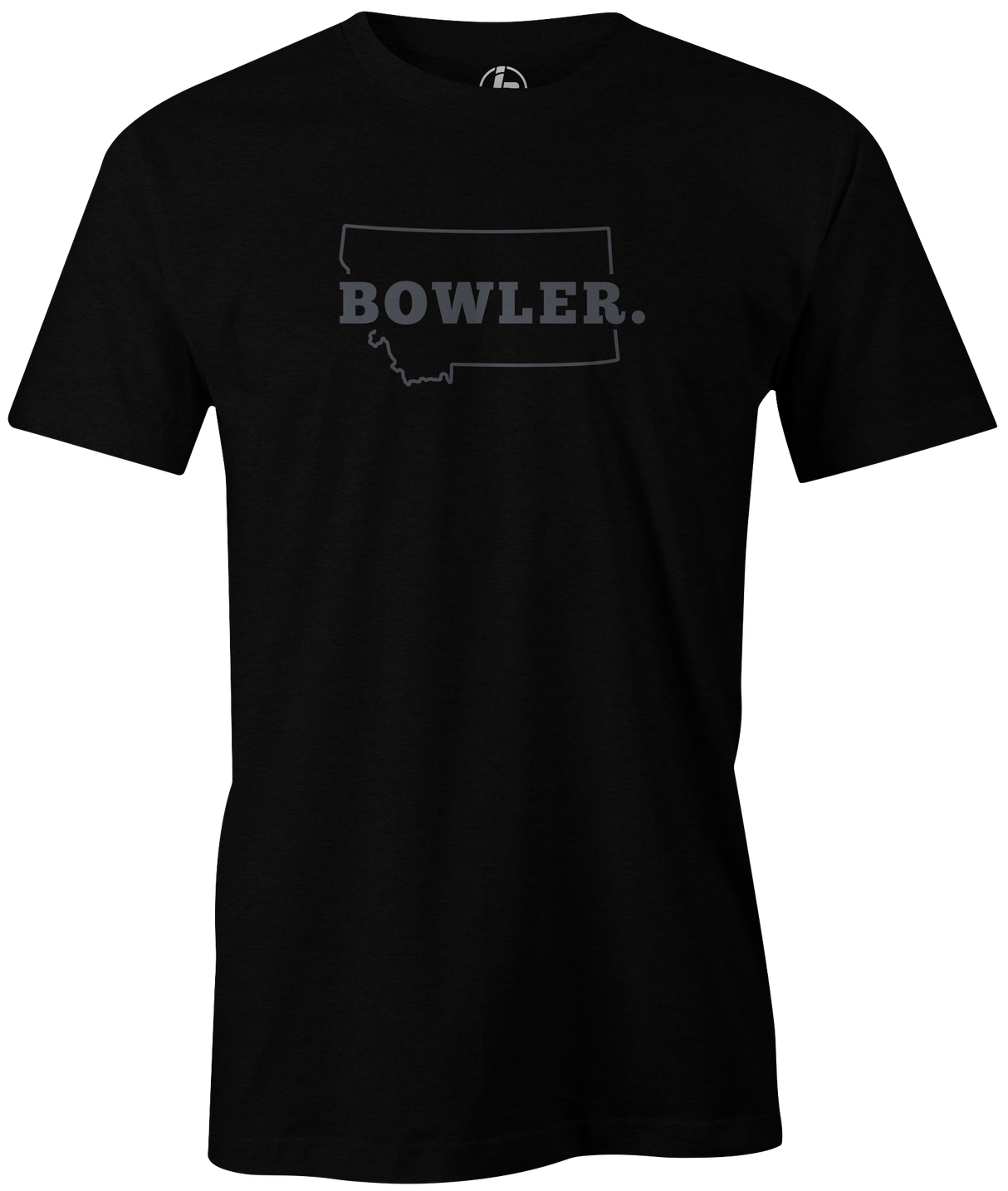 Montana State Men's Bowling T-shirt, Black, Cool, novelty, tshirt, tee, tee-shirt, tee shirt, teeshirt, team, comfortable