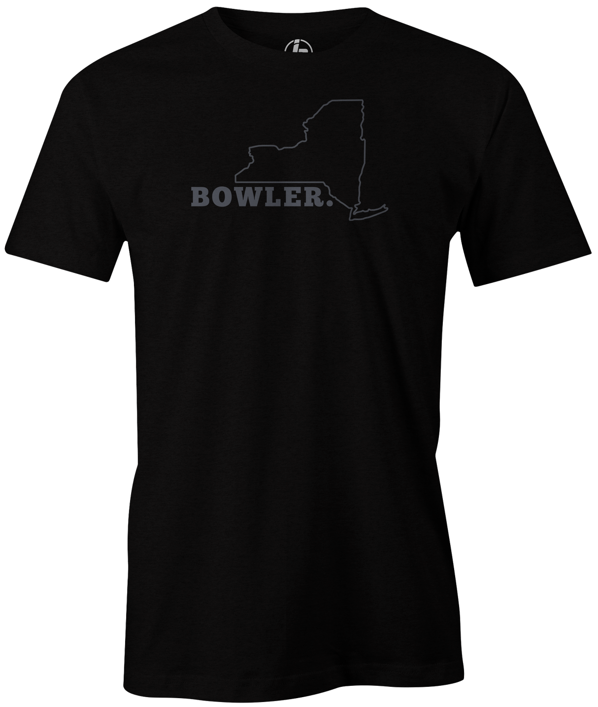 New York Men's State Bowling T-shirt, Black, Cool, novelty, tshirt, tee, tee-shirt, tee shirt, teeshirt, team, comfortable