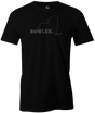 New York Men's State Bowling T-shirt, Black, Cool, novelty, tshirt, tee, tee-shirt, tee shirt, teeshirt, team, comfortable