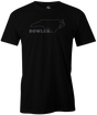North Carolina Men's State Bowling T-shirt, Black, Cool, novelty, tshirt, tee, tee-shirt, tee shirt, teeshirt, team, comfortable