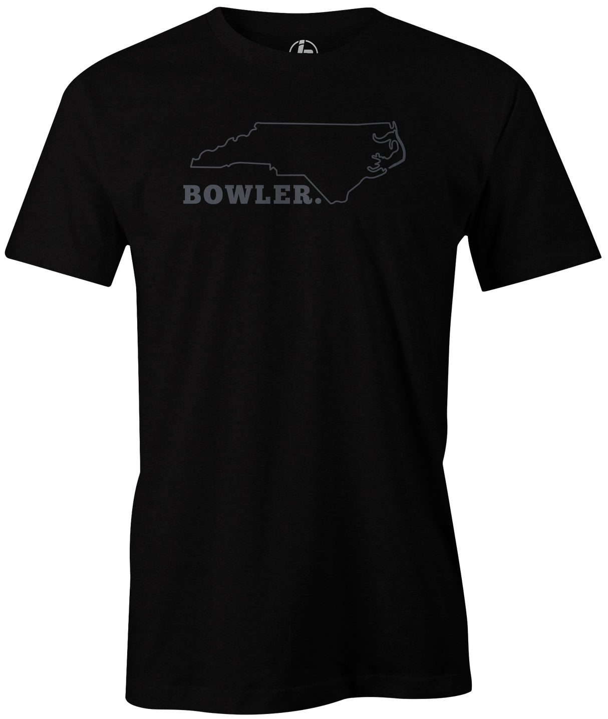 North Carolina Men's State Bowling T-shirt, Black, Cool, novelty, tshirt, tee, tee-shirt, tee shirt, teeshirt, team, comfortable