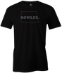 North Dakota Men's State Bowling T-shirt, Black, Cool, novelty, tshirt, tee, tee-shirt, tee shirt, teeshirt, team, comfortable