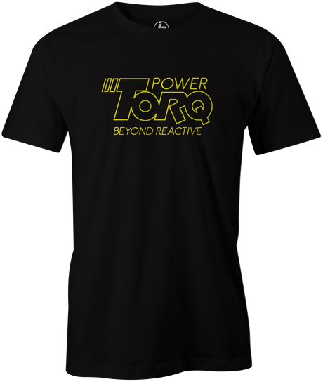 Power TorQ Men's T-Shirt, Black, bowling, bowling ball, columbia 300, old school, throwback, tshirt, tee, tee-shirt, tee shirt.