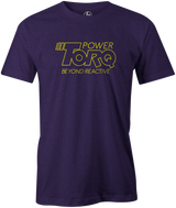 Power TorQ Men's T-Shirt, Purple, bowling, bowling ball, columbia 300, old school, throwback, tshirt, tee, tee-shirt, tee shirt.