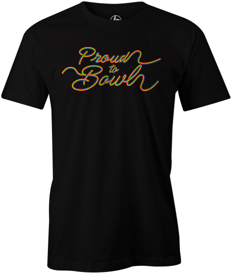 Proud Bowler Men's T-Shirt, Black, pride, tee, tee shirt, tee-shirt, tshirt