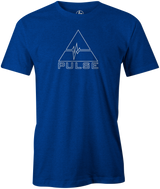 Pulse Men's T-Shirt, Blue, Bowling, bowling ball, old school throwback, retro, vintage, tshirt, tee, tee-shirt, tee shirt.