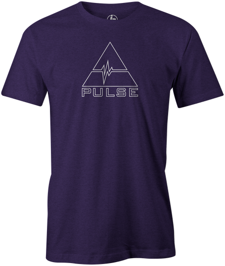 Pulse Men's T-Shirt, Purple, Bowling, bowling ball, old school throwback, retro, vintage, tshirt, tee, tee-shirt, tee shirt.