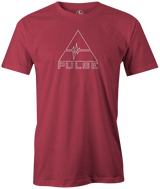 Pulse Men's T-Shirt, Red, Bowling, bowling ball, old school throwback, retro, vintage, tshirt, tee, tee-shirt, tee shirt.