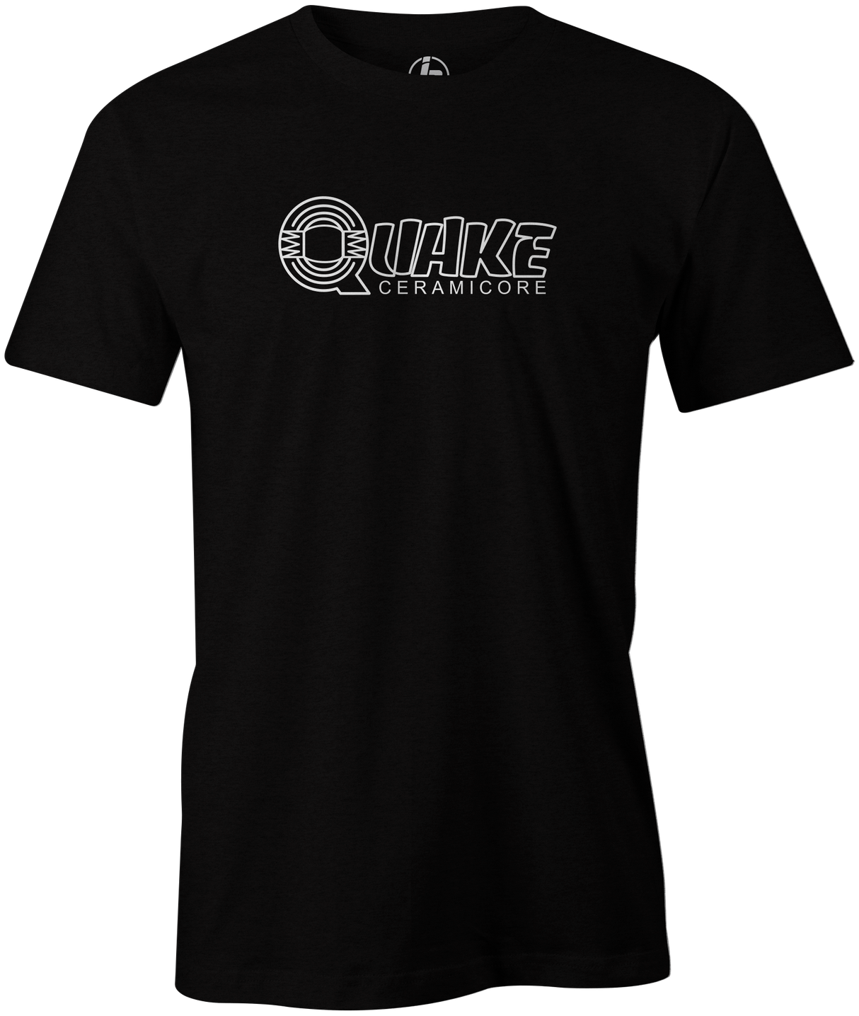 Quake Men's T-shirt, Black, Bowling, bowling ball, old school, throwback, retro, vintage, tshirt, tee, tee shirt, tee-shirt.