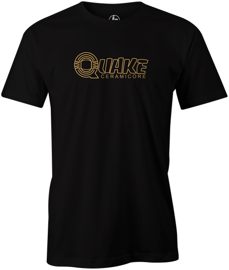 Quake Men's T-shirt, Black Vintage, Bowling, bowling ball, old school, throwback, retro, vintage, tshirt, tee, tee shirt, tee-shirt.
