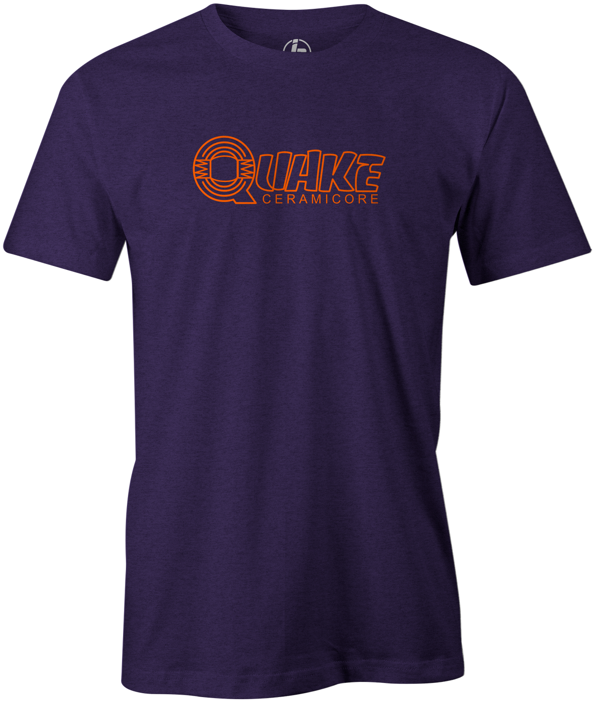 Quake Men's T-shirt, Purple, Bowling, bowling ball, old school, throwback, retro, vintage, tshirt, tee, tee shirt, tee-shirt.
