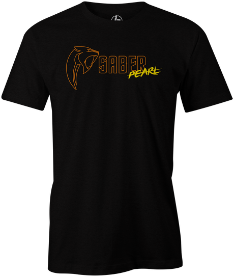 Saber Pearl Men's T-Shirt, Black, bowling, bowling ball, saber, columbia 300, tshirt, tee, tee-shirt, tee shirt.