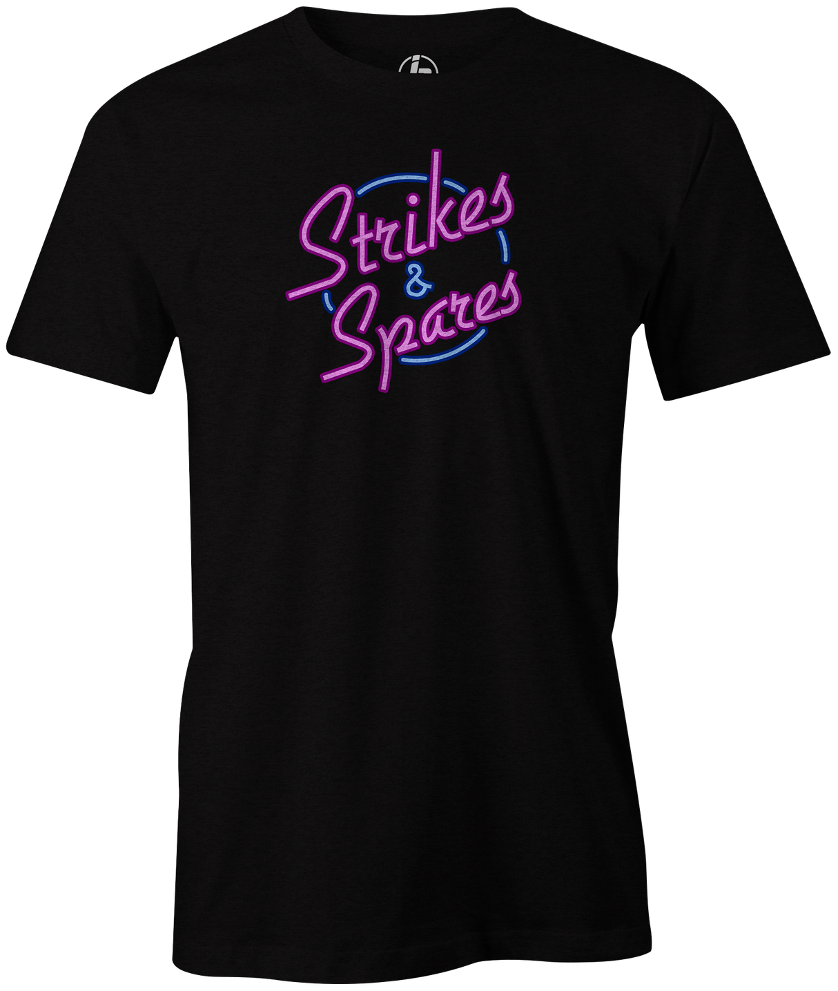 Spares and Strikes Men's T-shirt, Black, Bowling, tee, tee-shirt, tee shirt, tshirt, cool, novelty. 