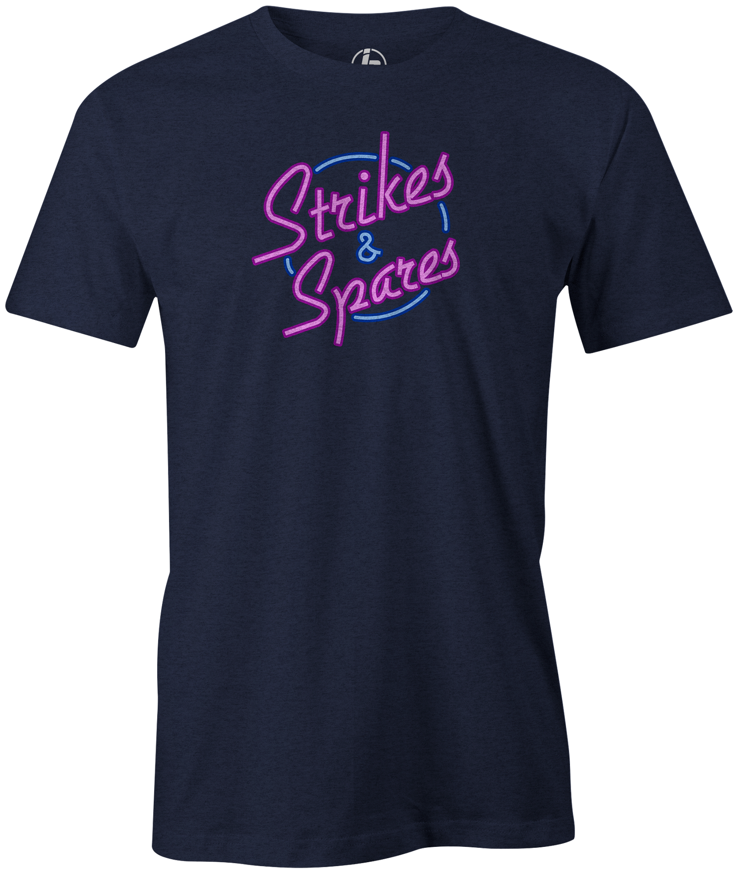 Spares and Strikes Men's T-shirt, Navy, Bowling, tee, tee-shirt, tee shirt, tshirt, cool, novelty. 