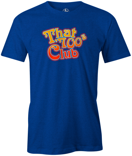 That 700's Club Bowling T-Shirt AznTheBowler Blue