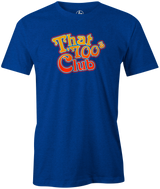 That 700's Club Bowling T-Shirt AznTheBowler Blue