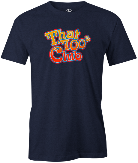 That 700's Club Bowling T-Shirt AznTheBowler Navy
