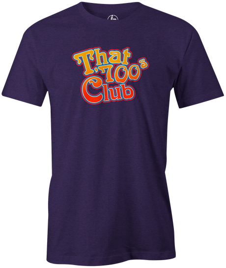 That 700's Club Bowling T-Shirt AznTheBowler Purple