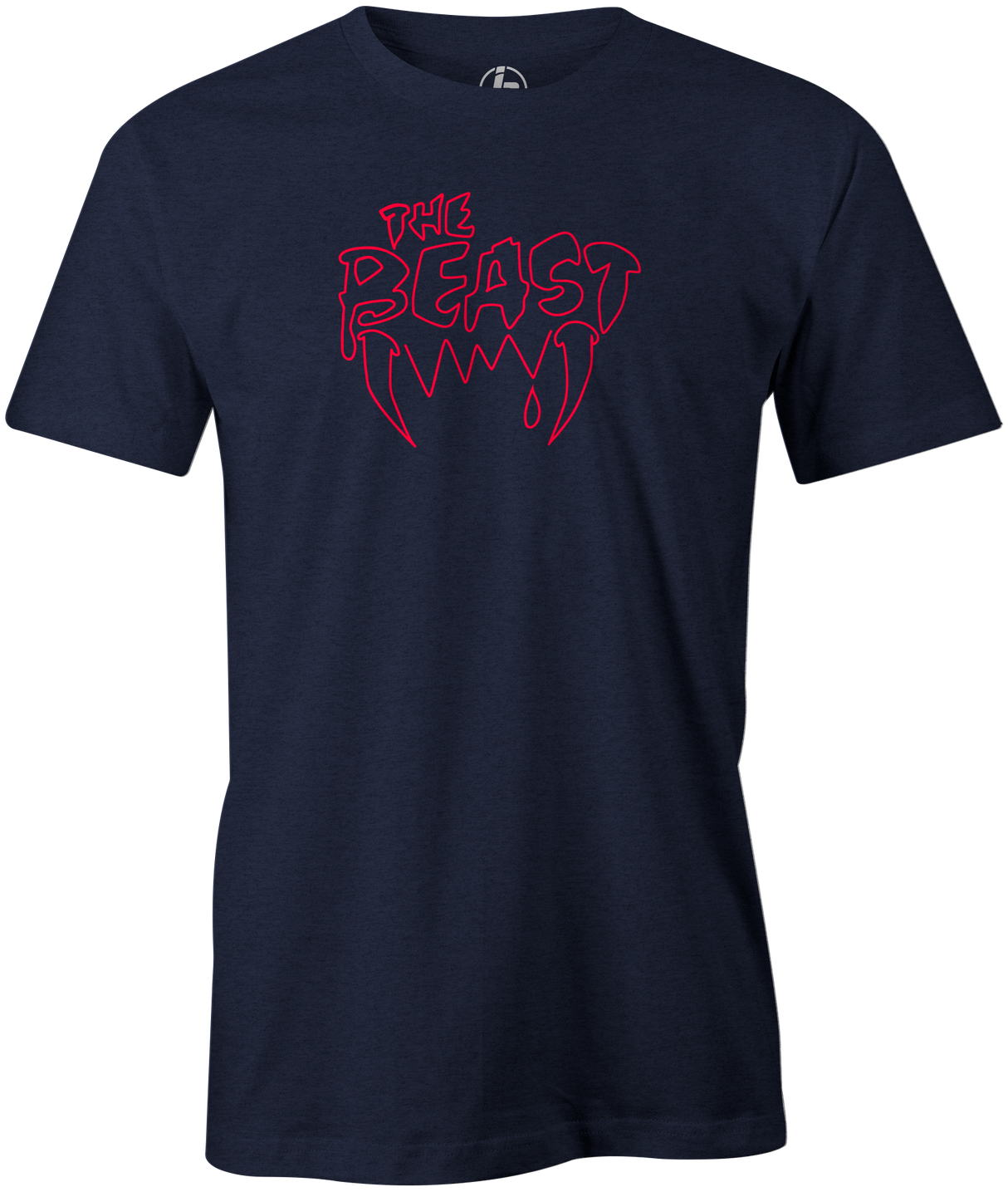 Beast Men's Bowling T-Shirt, Navy, Tshirt, tee, tee-shirt, tee shirt, retro, bowling ball