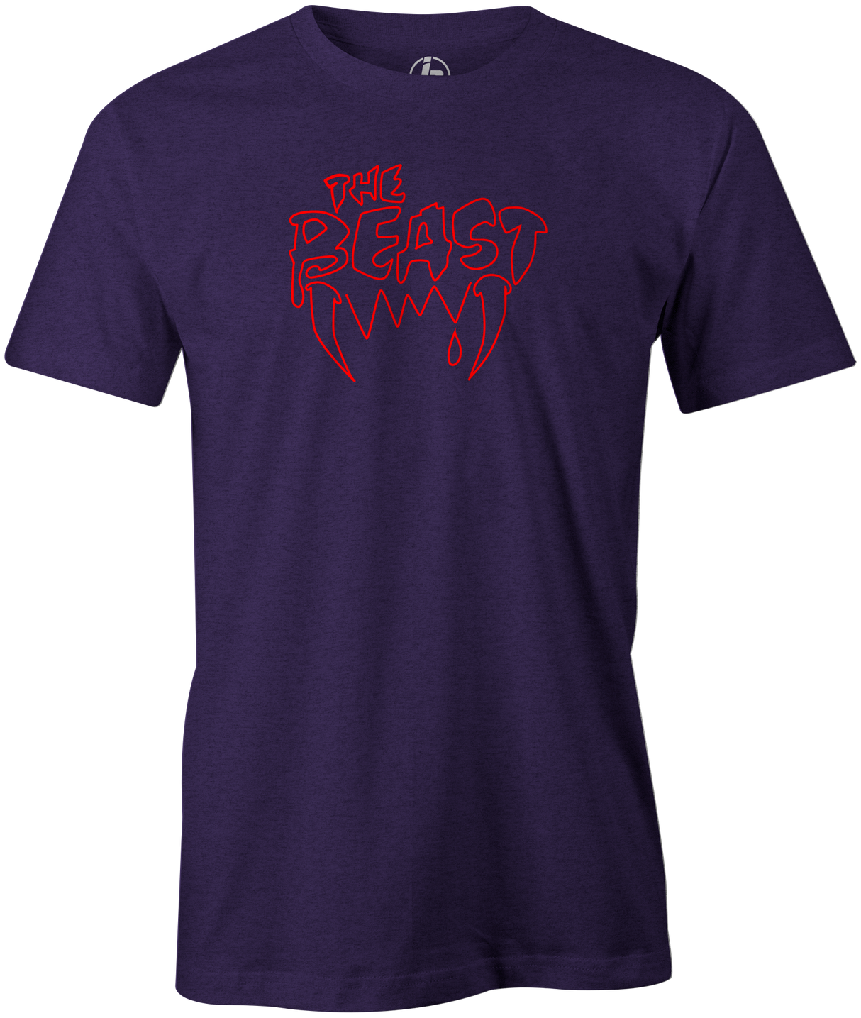Beast Men's Bowling T-Shirt, Purple, Tshirt, tee, tee-shirt, tee shirt, retro, bowling ball