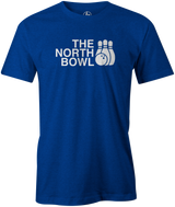 The North Bowl Pop Culture Bowling T-Shirt Blue