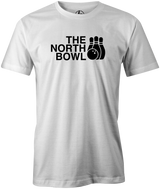 The North Bowl Pop Culture Bowling T-Shirt White