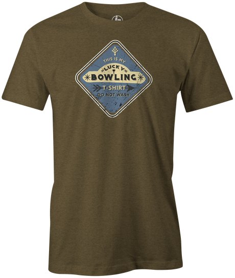 My Lucky Bowling T-Shirt Army Green