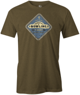 My Lucky Bowling T-Shirt Army Green
