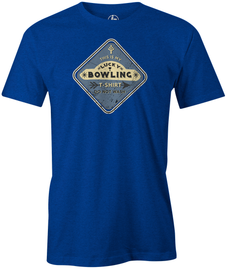My Lucky Bowling T-Shirt Blue