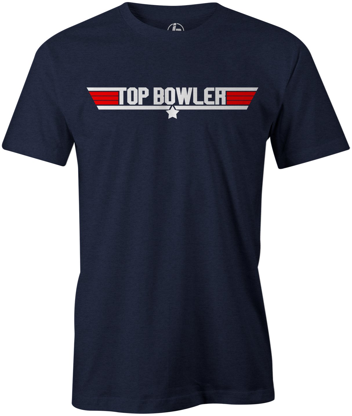 Do you feel the need... the need for bowling? Enjoy this 80's classic shirt and show everyone in your league that you are the top bowler. Top Gun, Tom Cruise, Maverick, Goose, Ice Man, Movie, Black, Navy and White. 