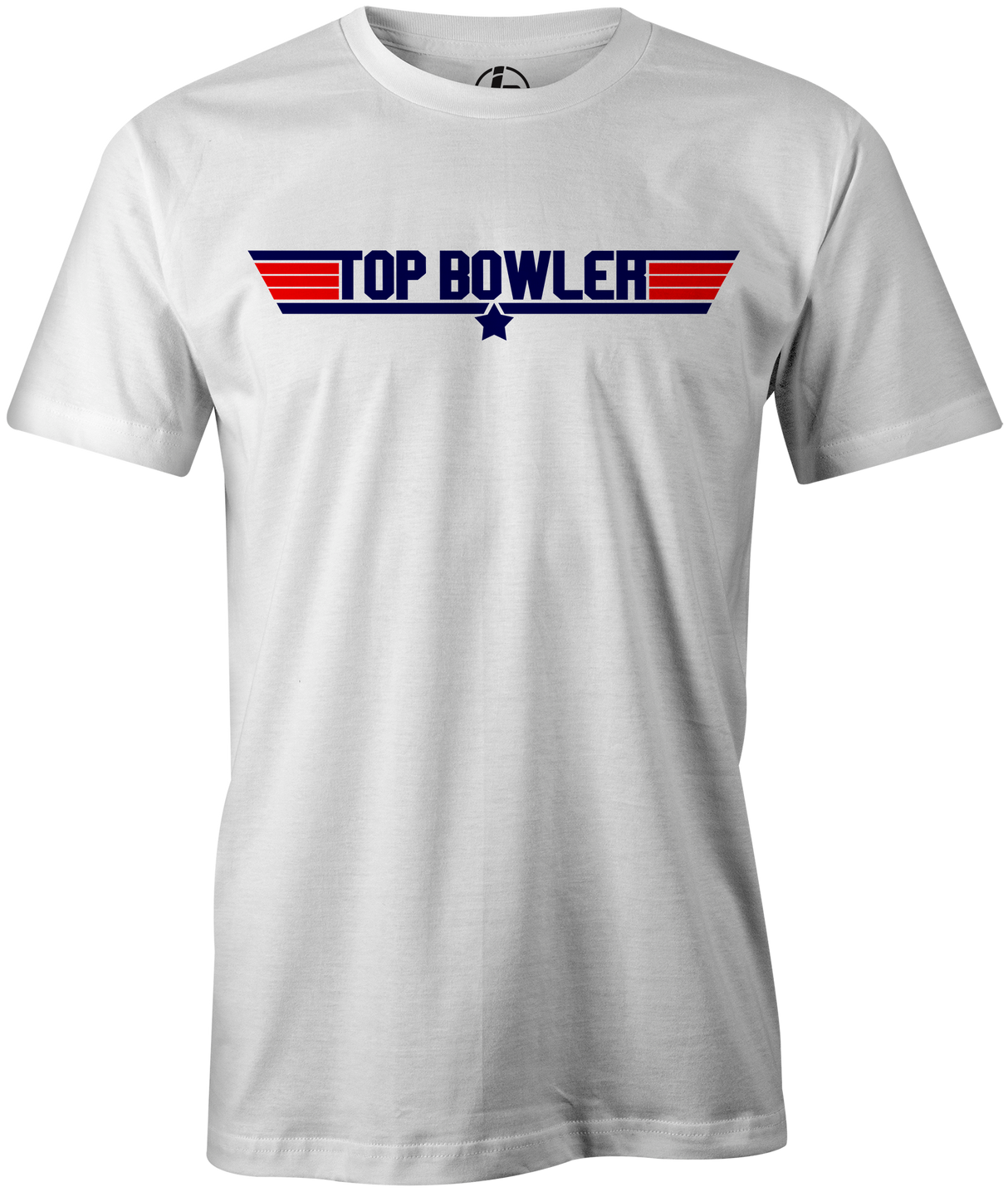 Do you feel the need... the need for bowling? Enjoy this 80's classic shirt and show everyone in your league that you are the top bowler. Top Gun, Tom Cruise, Maverick, Goose, Ice Man, Movie, Black, Navy and White. 