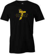 Track Heat Men's T-Shirt, Black, bowling, bowling ball, track bowling, team ebi, track heat. heat lava. ultra heat. tshirt, tee, tee-shirt, tee shirt.