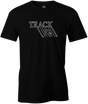 Track Retro Men's T-Shirt, Black, track, track bowling, track logo, logo, bowling ball, team ebi, old school, retro, throwback, vintage, tshirt, tee tee shirt, tee-shirt.