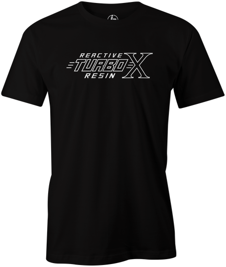 Turbo X Reactive Resin Men's T-Shirt, Black, Bowling, bowling ball, ebonite, ebonite bowling, classic. vintage. old school, original, retro.