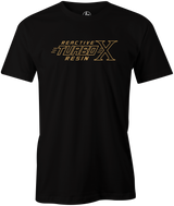 Turbo X Reactive Resin Men's T-Shirt, Black Vintage, Bowling, bowling ball, ebonite, ebonite bowling, classic. vintage. old school, original, retro.