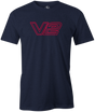 mens ebonite v2 vortex bowling ball shirt tee bowlingshirt shirt tshirt tees shirts blue