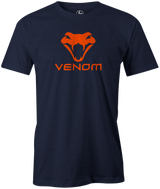 motiv venom shock t shirt leagues tournaments mid price bowling ball shirt navy