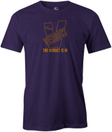 Verdict is in Men's T-Shirt, Purple, bowling, bowling ball, verdict, verdict pearl, ebonite, ebonite bowling, ebonite bowling ball, logo, cool, tshirt, tee-shirt, tee shirt, tee