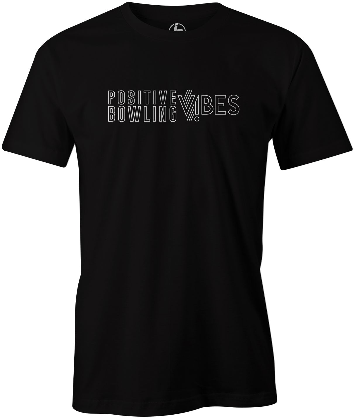 Positive Vibes Men's T-Shirt, Black, bowling, bowling ball, hammer vibe, cherry vibe, blue vibe, emerald vibe, pink vibe, orange vibe, its a vibe, tshirt, tee, tee-shirt, tee shirt. 