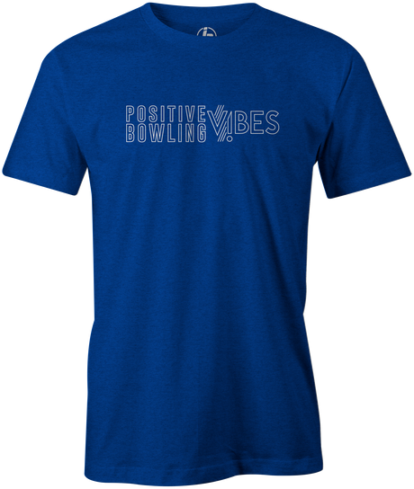 Positive Vibes Men's T-Shirt, Blue, bowling, bowling ball, hammer vibe, cherry vibe, blue vibe, emerald vibe, pink vibe, orange vibe, its a vibe, tshirt, tee, tee-shirt, tee shirt. 