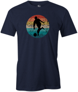 Vintage Bowling Men's T-shirt, Navy, tshirt, tee-shirt, tee shirt, tee, cool, novelty
