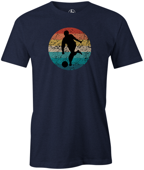 Vintage Bowling Men's T-shirt, Navy, tshirt, tee-shirt, tee shirt, tee, cool, novelty