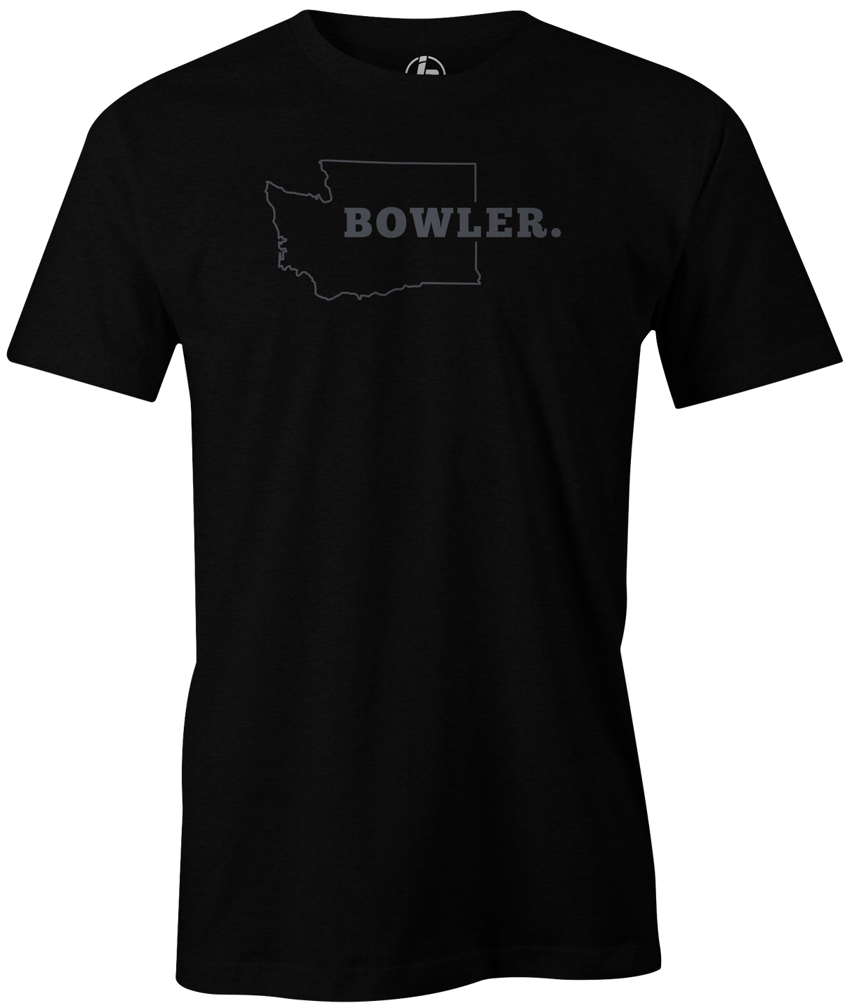Washington Men's State Bowling T-shirt, Black, Cool, novelty, tshirt, tee, tee-shirt, tee shirt, teeshirt, team, comfortable