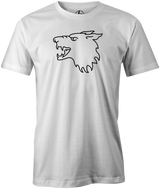 Let your inner howl out with this classic EBONITE Wolf tee. 🐺 This is the perfect gift for any avid bowler! Grab this tee and howl on the lanes!  Tshirt, tee, tee-shirt, tee shirt, Pro shop. League bowling team shirt. PBA. PWBA. USBC. Junior Gold. Youth bowling. Tournament t-shirt. Men's. Bowling ball. bowling. classic. retro. vintage. throwback. 
