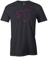 Let your inner howl out with this classic EBONITE Wolf tee. 🐺 This is the perfect gift for any avid bowler! Grab this tee and howl on the lanes!  Tshirt, tee, tee-shirt, tee shirt, Pro shop. League bowling team shirt. PBA. PWBA. USBC. Junior Gold. Youth bowling. Tournament t-shirt. Men's. Bowling ball. bowling. classic. retro. vintage. throwback. 