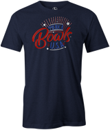 'Merica Bowls Bowling T-shirt Navy